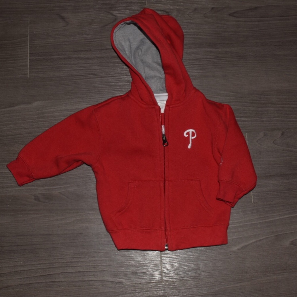 Philadelphia Phillies toddler zip up hoodie